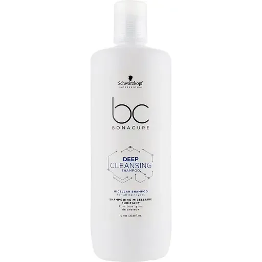 Глибоко очищувальний міцелярний шампунь Schwarzkopf Professional BC Bonacure Scalp Therapy Deep Cleansing Micellar Shampoo 1 л