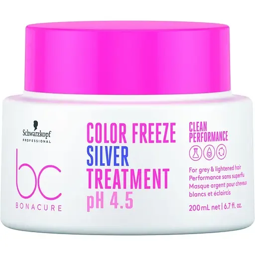 Маска BC Bonacur Freeze Silver для нейтралізації небажаної жовтизни волосся 200 мл