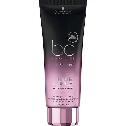 Безсульфатний шампунь Schwarzkopf Professional BC Bonacure Fibre Force Fortifying Shampoo для пошкодженого волосся
