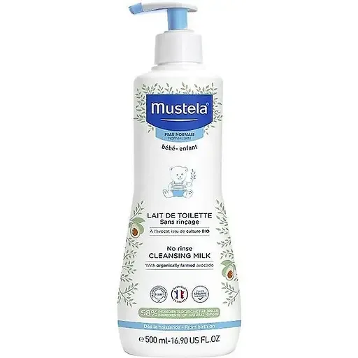 Дитяче молочко для тіла Mustela Lait De Toilette Cleansing Milk 500 мл