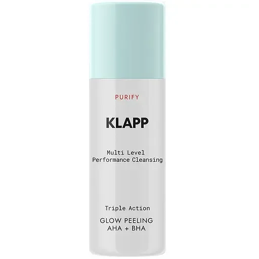 Комплексний пілінг Klapp Multi Level Performance Purify Triple Action Glow Peeling With AHA + BHA для сяяння шкіри 30 мл