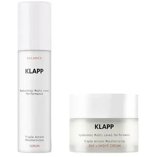 Набір Klapp Triple Action Moisturizing Power Duo Set: 50 мл крем + сироватка 50 мл