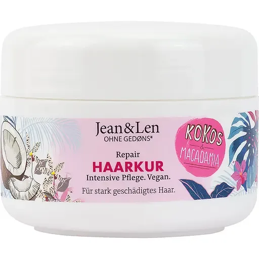 Відновлювальний засіб для волосся Jean & Len Repair Haarkur Кокосова олія Макадамія 250 мл