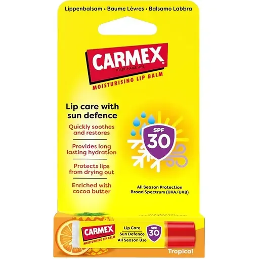 Бальзам для губ у стіку Carmex Tropical Sun Defense 4.25 г