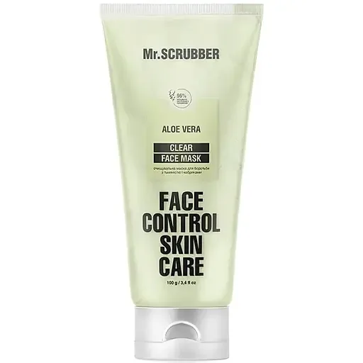 Очищувальна маска Mr.Scrubber Clear Face Mask Face Control Skin Care для боротьби з тьмяністю і набряками 100 мл