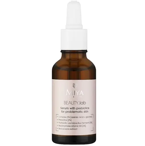 Сироватка з пребіотиками для проблемної шкіри обличчя Miya Cosmetics Beauty Lab Serum With Prebiotics For Problem Skin 30 мл