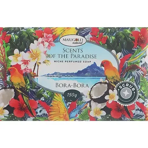 Мило-скраб тверде Marigold Natural Scents of the Paradise Бора-Бора 150 г