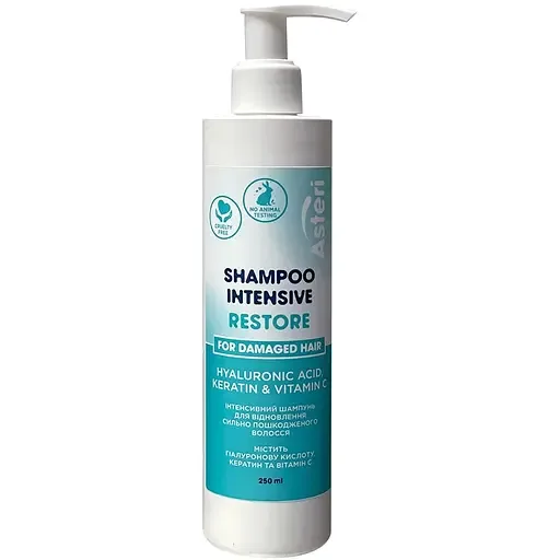 Шампунь Asteri Restore Intensive Shampoo для відновлення сильно пошкодженого волосся 250 мл