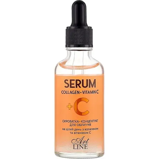 Сироватка для обличчя Art Line Serum Collagen + Vitamin C 50 мл
