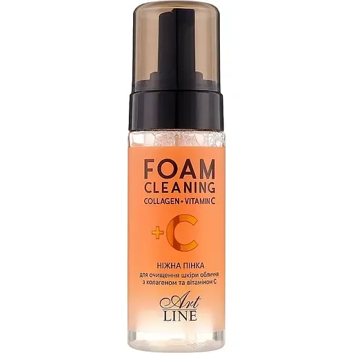 Пінка для вмивання Art Line Foam Cleaning Collagen + Vitamin C 150 мл