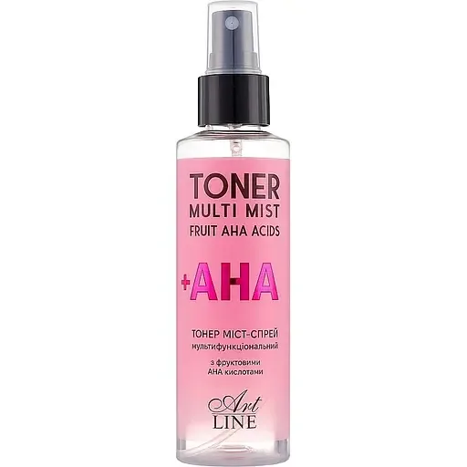 Тонер міст-спрей для обличчя Art Line Toner Multi Mist Fruit AHA Acids 150 мл