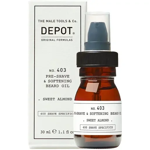 Олія для пом'якшення бороди Depot 403 Pre-Shave & Softening Beard Oil Fresh Black Pepper 30 мл