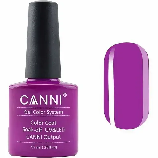 Гель-лак Canni Color Coat Soak-off UV&LED 19 темна фуксія 7.3 мл