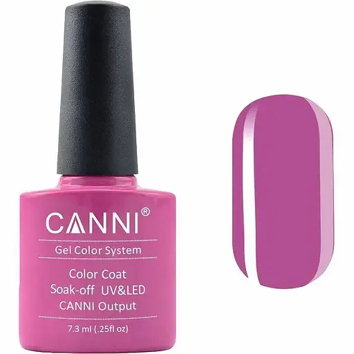 Гель-лак Canni Color Coat Soak-off UV&LED 71 ​​маджента 7.3 мл