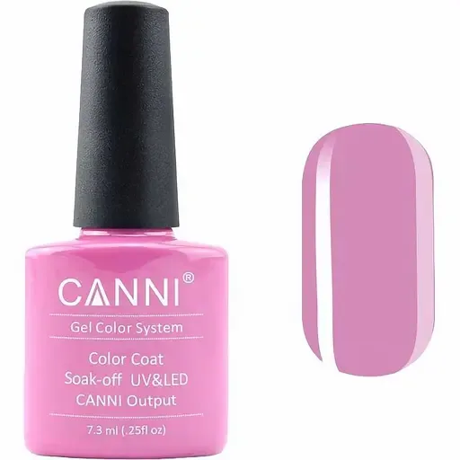 Гель-лак Canni Color Coat Soak-off UV&LED 90 ніжна фуксія 7.3 мл