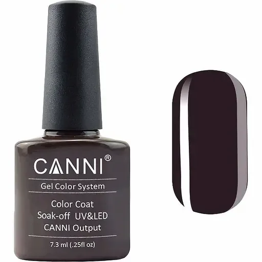 Гель-лак Canni Color Coat Soak-off UV&LED 127 темна кориця 7.3 мл