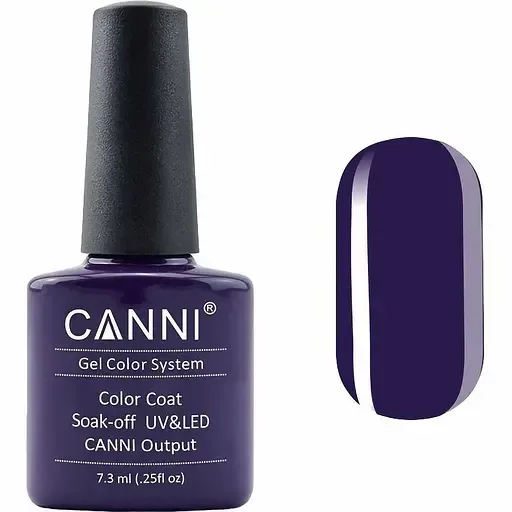Гель-лак Canni Color Coat Soak-off UV&LED 98 темний баклажан 7.3 мл