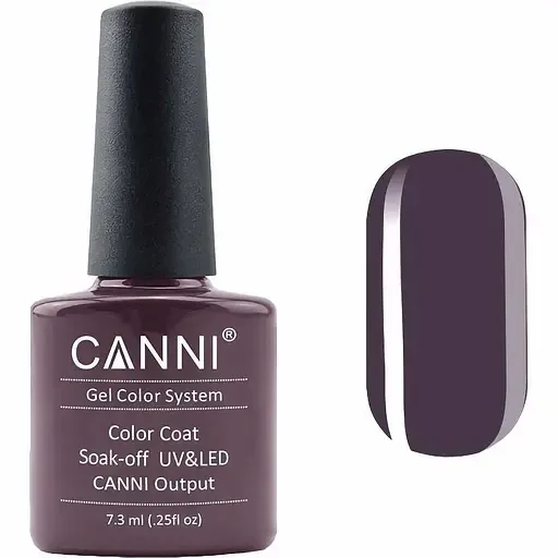 Гель-лак Canni Color Coat Soak-off UV&LED 170 сіро-коричневий 7.3 мл