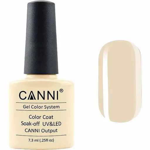 Гель-лак Canni Color Coat Soak-off UV&LED 173 темно-кремовий 7.3 мл