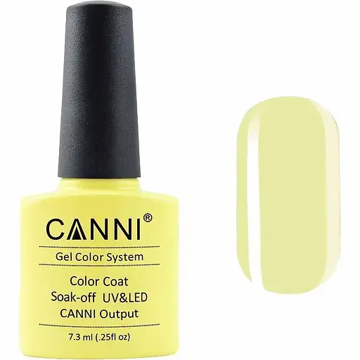 Гель-лак Canni Color Coat Soak-off UV&LED 81 лимонний 7.3 мл