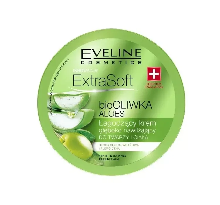 EVELINE EXTRA SOFT БІО КРЕМ ОЛИВКА АЛОЕ 175 МЛ