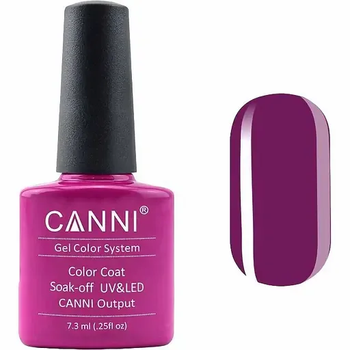 Гель-лак Canni Color Coat Soak-off UV&LED 179 малиново-пурпурний 7.3 мл
