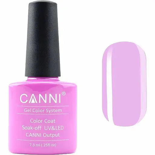 Гель-лак Canni Color Coat Soak-off UV&LED 237 світла орхідея 7.3 мл