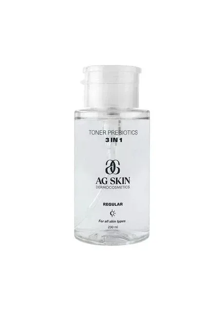 Тонік з пребіотиками 3 в 1 AG SKIN Regular Prebiotic Toner 3-in-1