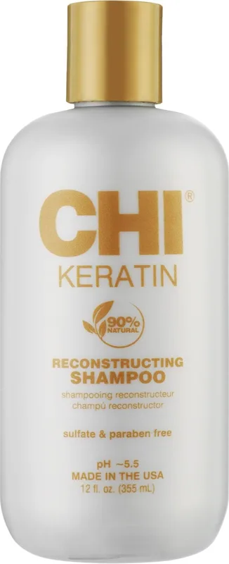 Реконструюючий кератиновий шампунь для сухого волосся CHI Keratin Reconstructing Shampoo 355 мл