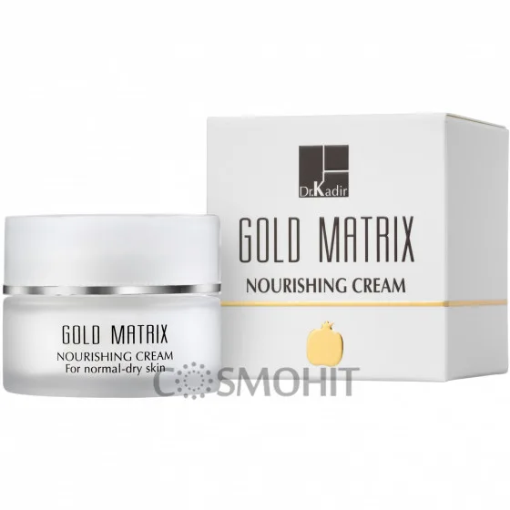 Поживний крем для нормальної та сухої шкіри Dr. Kadir Gold Matrix Nourishing Cream For Normal Dry Skin