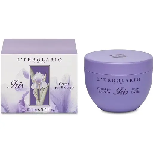 Парфумований крем для тіла Ірис L`Erbolario Crema Corpo Iris 300 мл