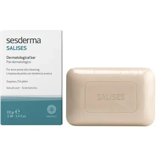Мило дерматологічне Sesderma Laboratories Salises Dermatological Soap Bar 100 г