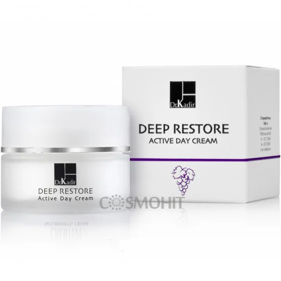 Активний денний крем для відновлення шкіри Dr. Kadir Deep Restore Active Day Cream