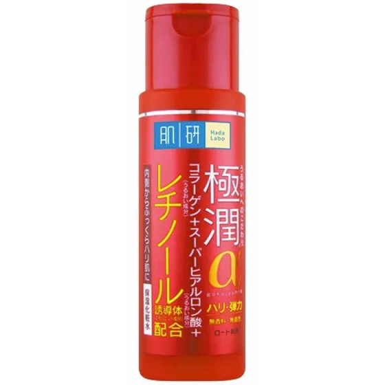 Антивіковий гіалуроновий ліфтинг лосьйон для обличчя Hada Labo Gokujyun Lifting Alpha Lotion 170 мл