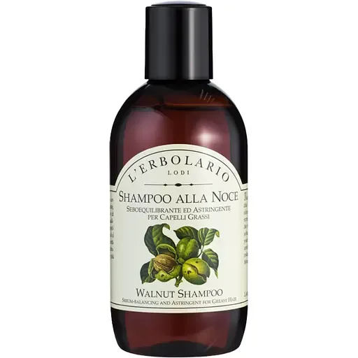 Шампунь для жирного волосся Волоський горіх L`Erbolario Shampoo alla Noce 200 мл