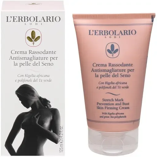 Зміцнюючий крем від розтяжок шкіри грудей L`Erbolario Crema Rassodante Antismagliature Pelle Seno 125 мл
