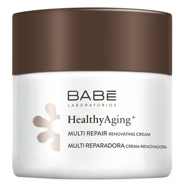 Мультизахисний нічний крем Babe Laboratorios Healthy Aging Multi Repair Renovating Cream 50 мл