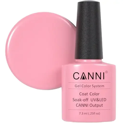 Гель-лак Canni Color Coat Soak-off UV&LED 246 сіруватий рожевий 7.3 мл