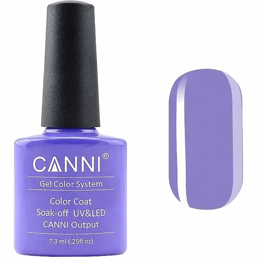 Гель-лак Canni Color Coat Soak-off UV&LED 252 насичений лавандовий 7.3 мл