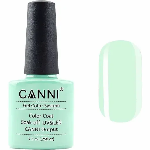 Гель-лак Canni Color Coat Soak-off UV&LED 253 м'ятний кремовий 7.3 мл
