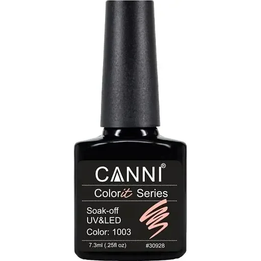 Гель-лак Canni Colorit 1003 рожевий персик 7.3 мл