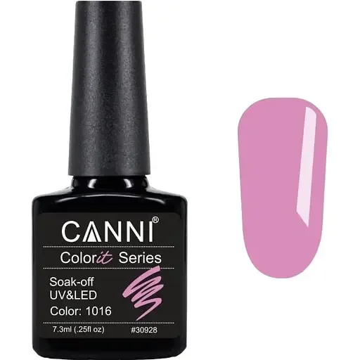 Гель-лак Canni Colorit 1016 ліловий 7.3 мл