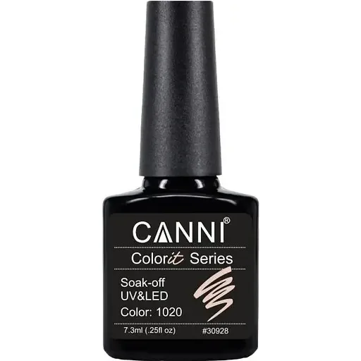 Гель-лак Canni Colorit 1020 крем-брюле 7.3 мл