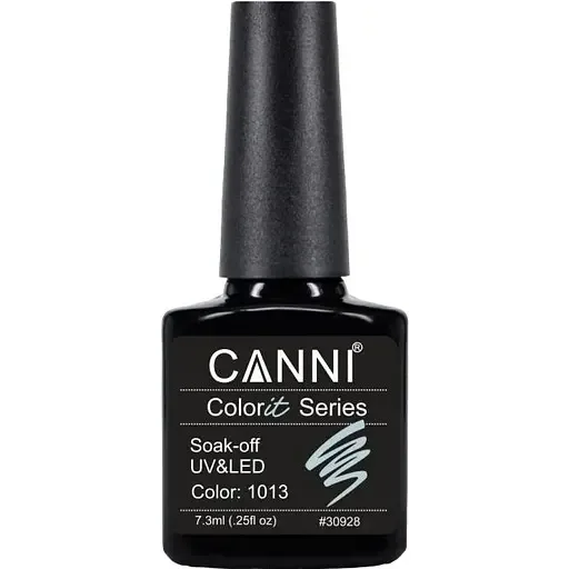 Гель-лак Canni Colorit 1013 сіро-блакитний 7.3 мл