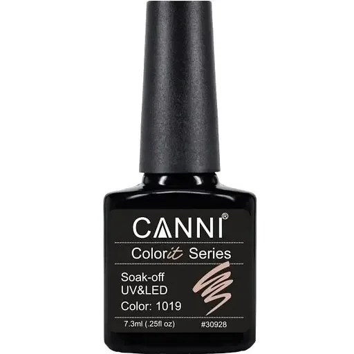 Гель-лак Canni Colorit 1019 капучино 7.3 мл