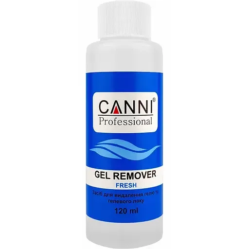 Рідина для зняття гель-лаку Canni Gel Remover Fresh 120 мл