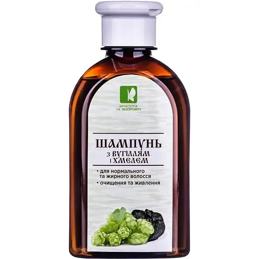 Шампунь Enjee З вугіллям і хмелем 250 мл