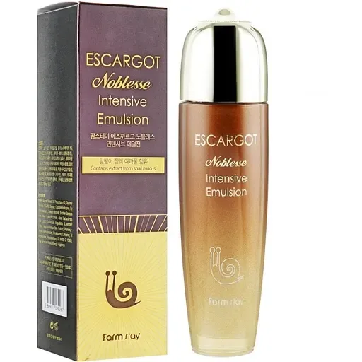 Емульсія з екстрактом королівського равлика FarmStay Escargot Noblesse Intensive Emulsion