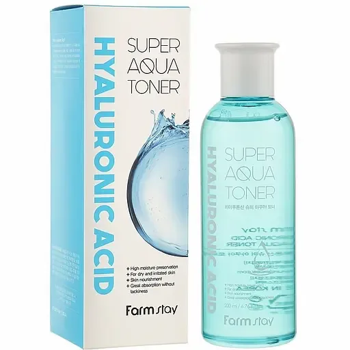 Тонер для обличчя FarmStay Hyaluronic Acid Multi Aqua Ultra Toner 200 мл