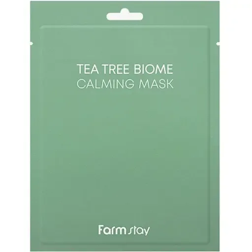 Набір масок для обличчя FarmStay Tea Tree Biome Calming Mask 10 шт.
